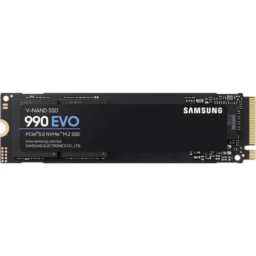 SAMSUNG 990 EVO Series - 2TB PCIe Gen5 X2, Gen4 X4 NVMe - NAND Flash Memory - M.2 Internal SSD