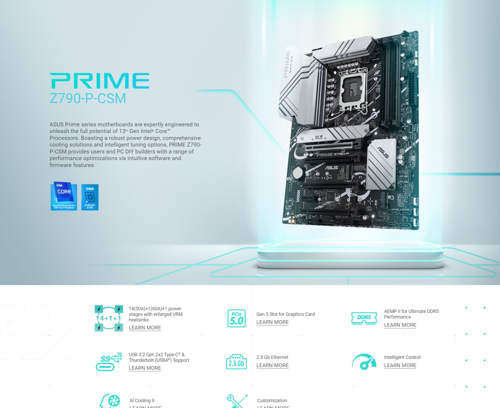 ASUS PRIME Z790-P-CSM DDR5 Motherboard
