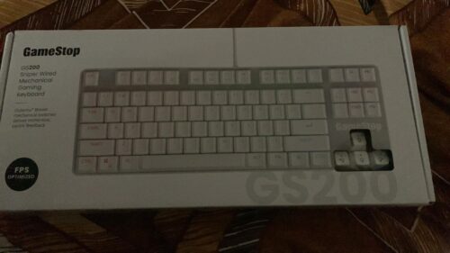 GameStop GS-200 FPS Sniper Wired Mechanical Keyboard White - Otemu Brown Switches photo review