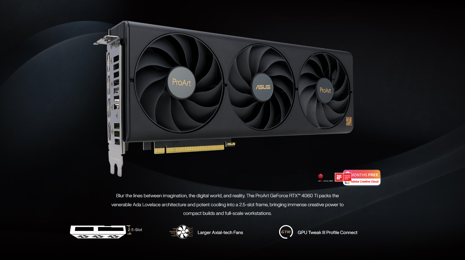 ASUS-ProArt-GeForce-RTX-4060-Ti-OC-Edition-16GB-GDDR6-Graphics-Card