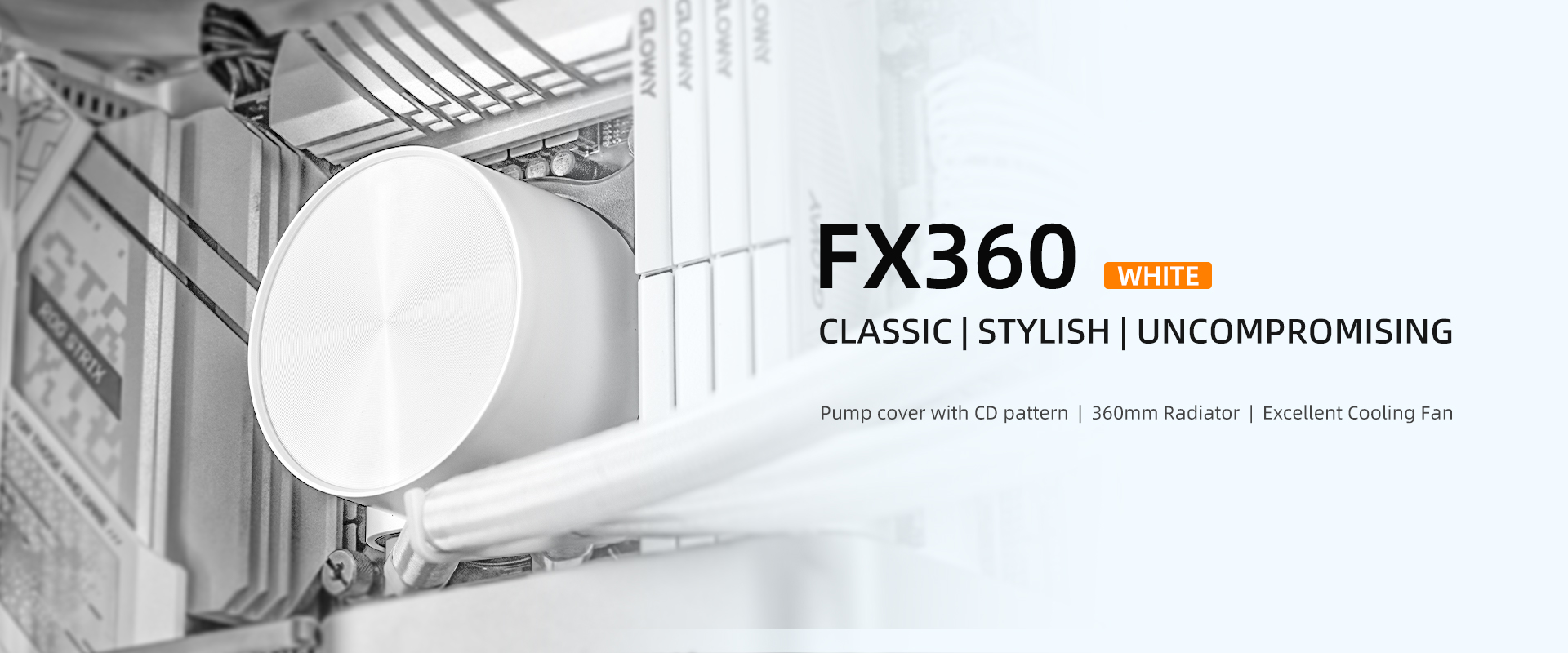 ID-Cooling-FX360-AIO-360mm-Liquid-CPU-Cooler-White