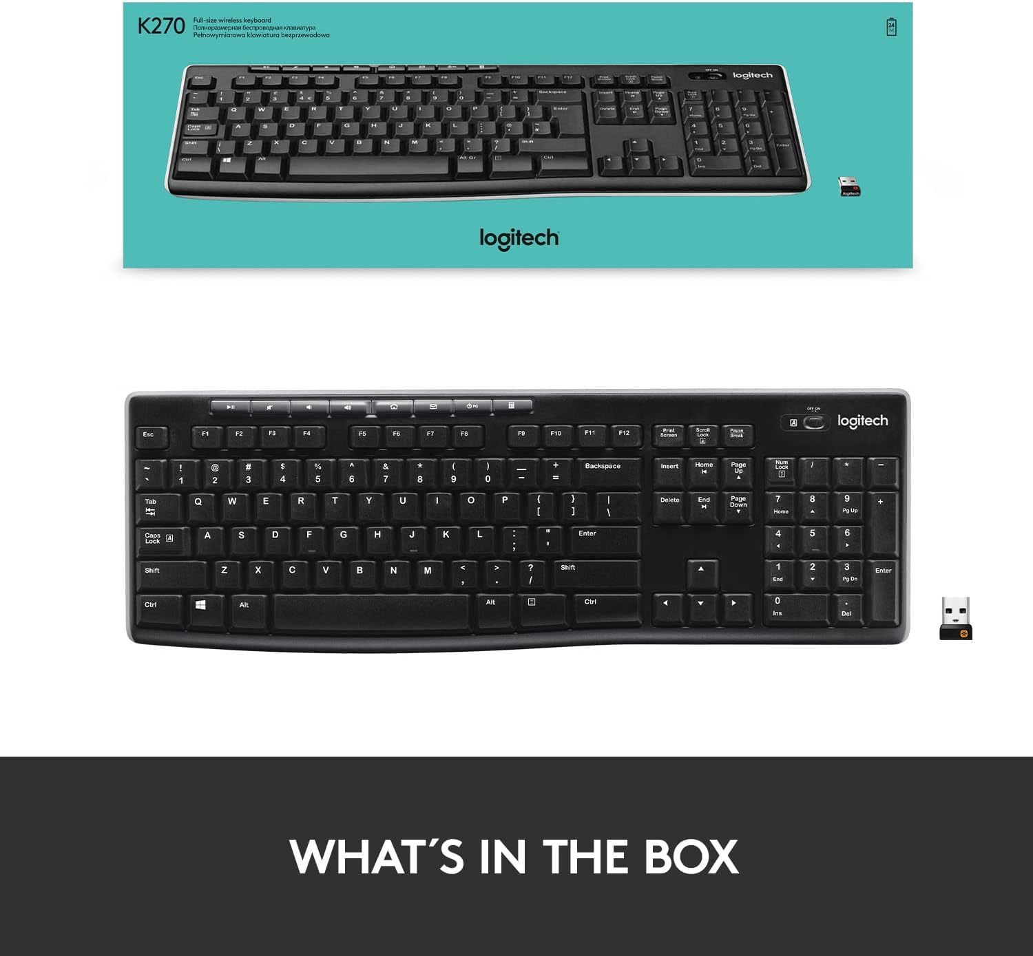 Logitech K270 Wireless Keyboard Price in Pakistan