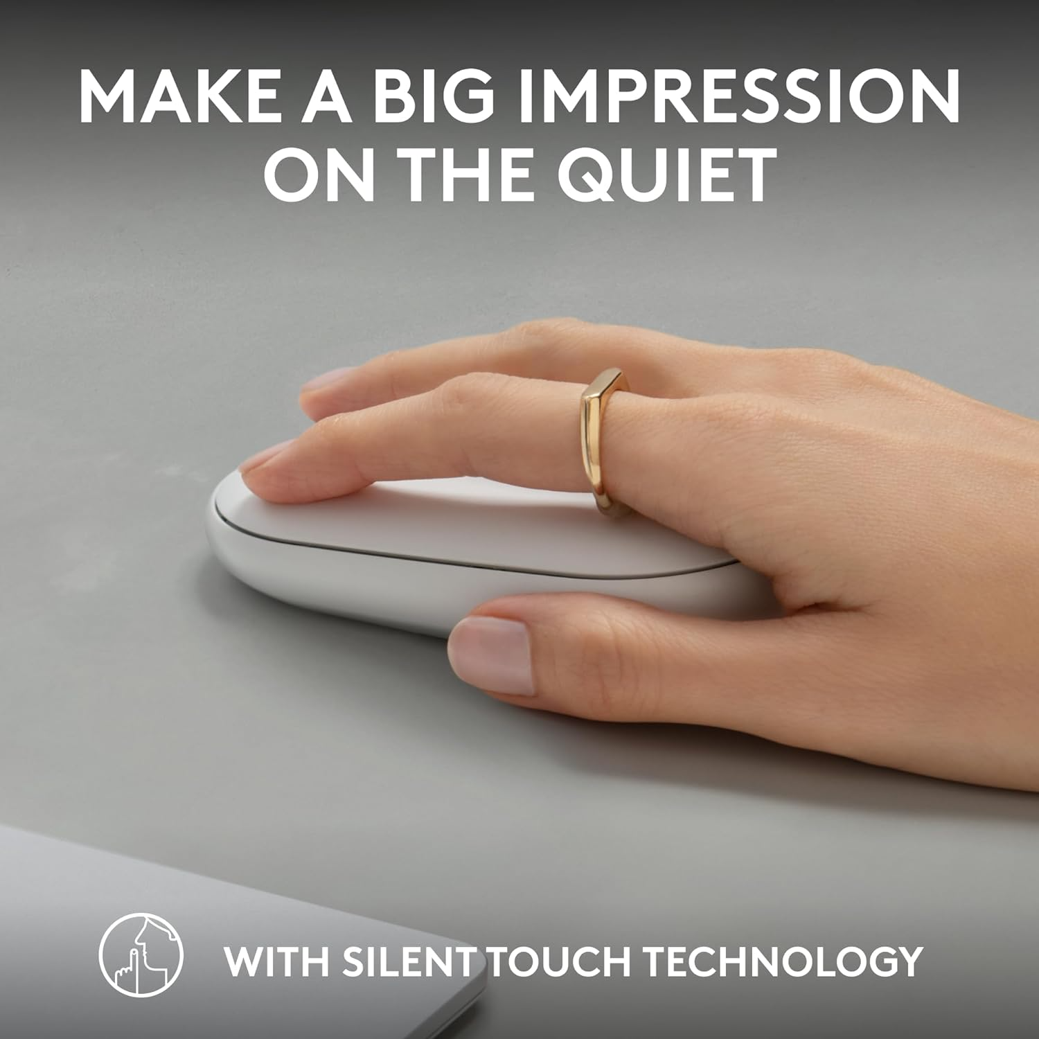 Logitech-Pebble-Mouse-2-M350s-Slim-Bluetooth-Wireless-Mouse-Tonal-White
