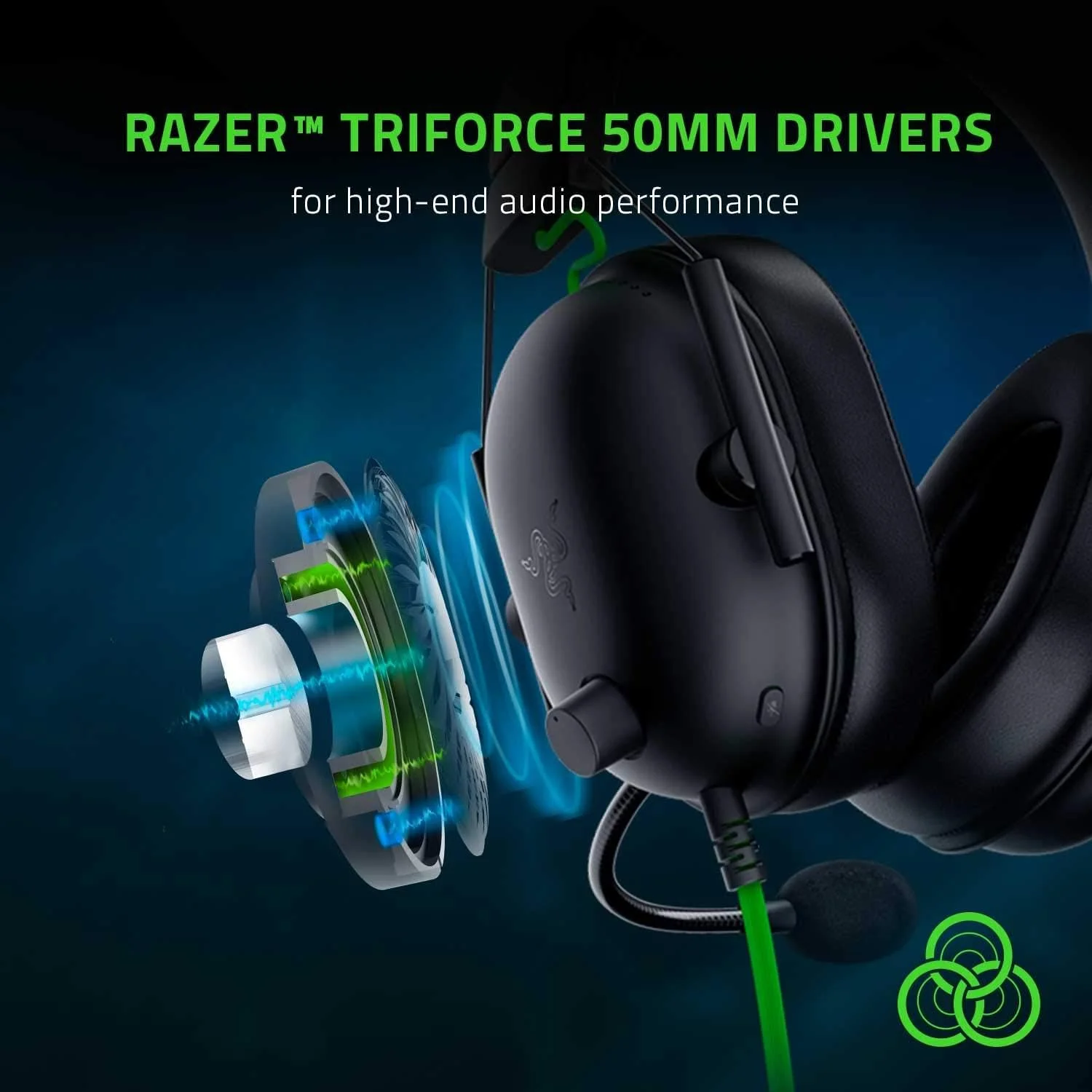 Razer BlackShark V2 X - Black - Wired Esports Headset