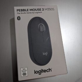Logitech Pebble Mouse 2 M350s Slim Bluetooth Wireless Mouse, Portable, Lightweight, Customizable Button, Quiet Clicks (Black) photo review