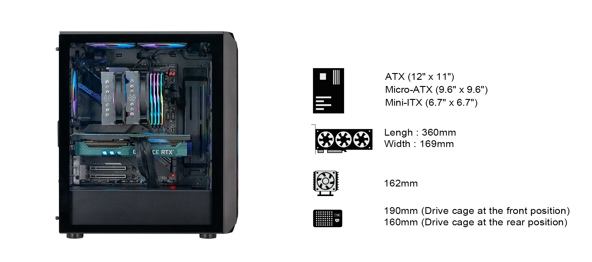 SilverStone-SST-FA511Z-BG-FARA-511Z-Airflow-Chassis