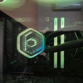 CoolerMaster MasterLiquid 360 Atmos ARGB MLX-D36M-A25PZ-R1 Close-Loop AIO Liquid Cooler, Customize Pump, Sickleflow Edge PWM Fans, 360mm Radiator, CryoFuze, AMD Ryzen AM5/AM4, Intel LGA1700/1200 photo review