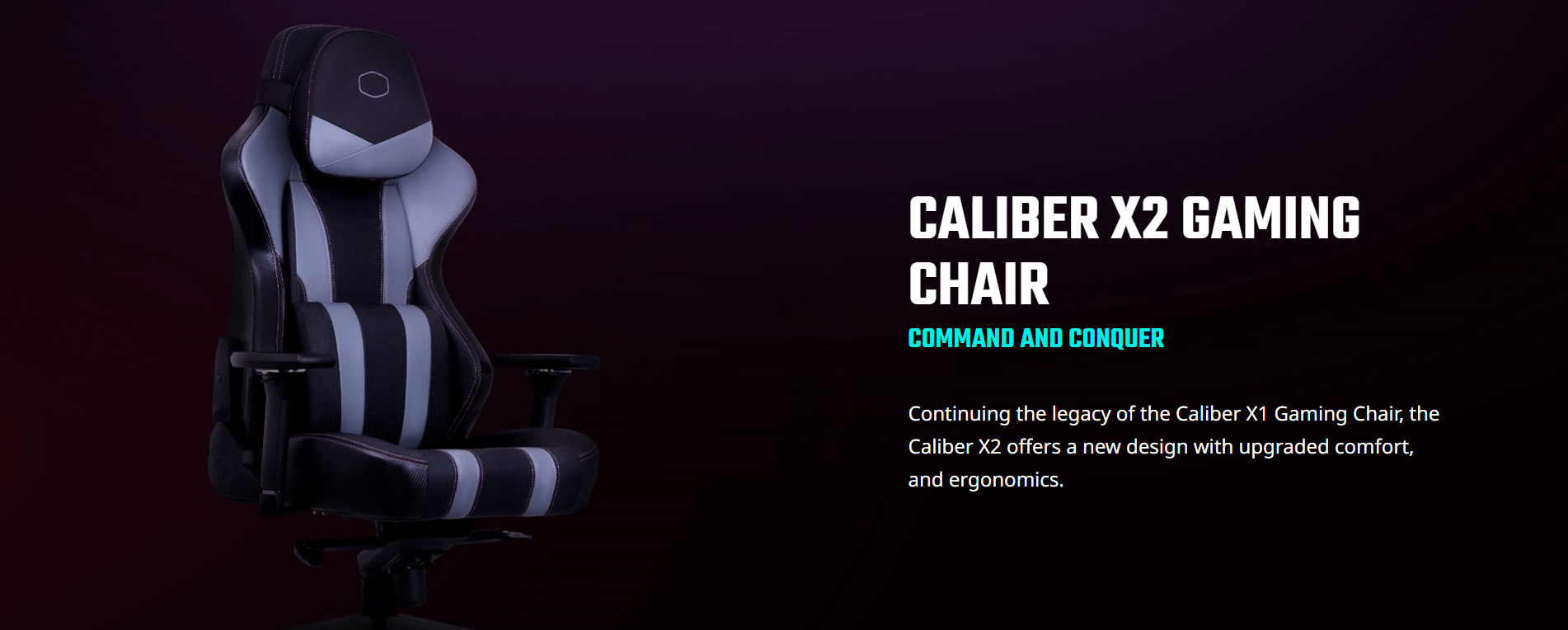 Cooler Master Caliber X2 Gaming Chair - Black