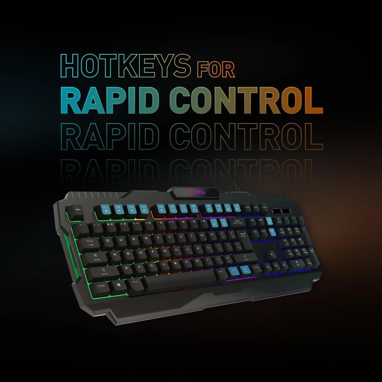 MSI Forge GK100 Combo – Gaming RGB Keyboard & Mouse Set