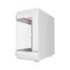 Thunder Carbon TGC-639W Modern Aesthetic Dual Chamber Panoramic Tempered Glass Mid-Tower ATX PC Gaming Case - White - Image 5