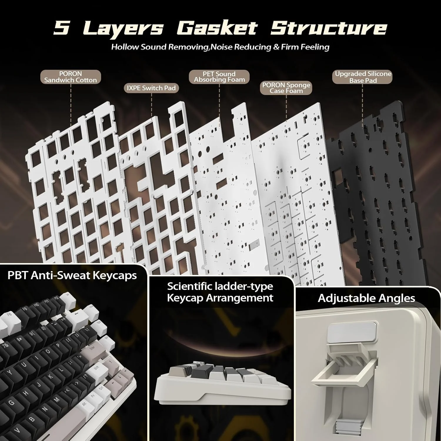 ATTACK-SHARK-X85PRO-Tri-mode-Gasket-Mechanical-Keyboard