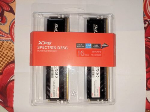 XPG Spectrix D35G RGB 32GB (2x16GB) 3600MHz C18 DDR4 DRAM Desktop Memory photo review