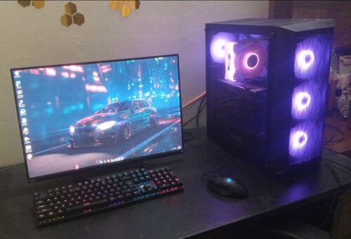 darkFlash DK352 ATX PC Gaming Case - Black - 4x ARGB Fans Pre-Installed photo review