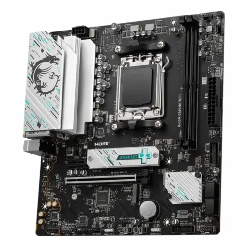 MSI B650M Gaming WiFi DDR5 Motherboard, mATX, Supports AMD Ryzen 7000 Series Processors, AM5, Memory Boost 7800+ MHz/OC, PCIe 4.0 x16, M.2 Gen4, Wi-Fi 6E - Image 3