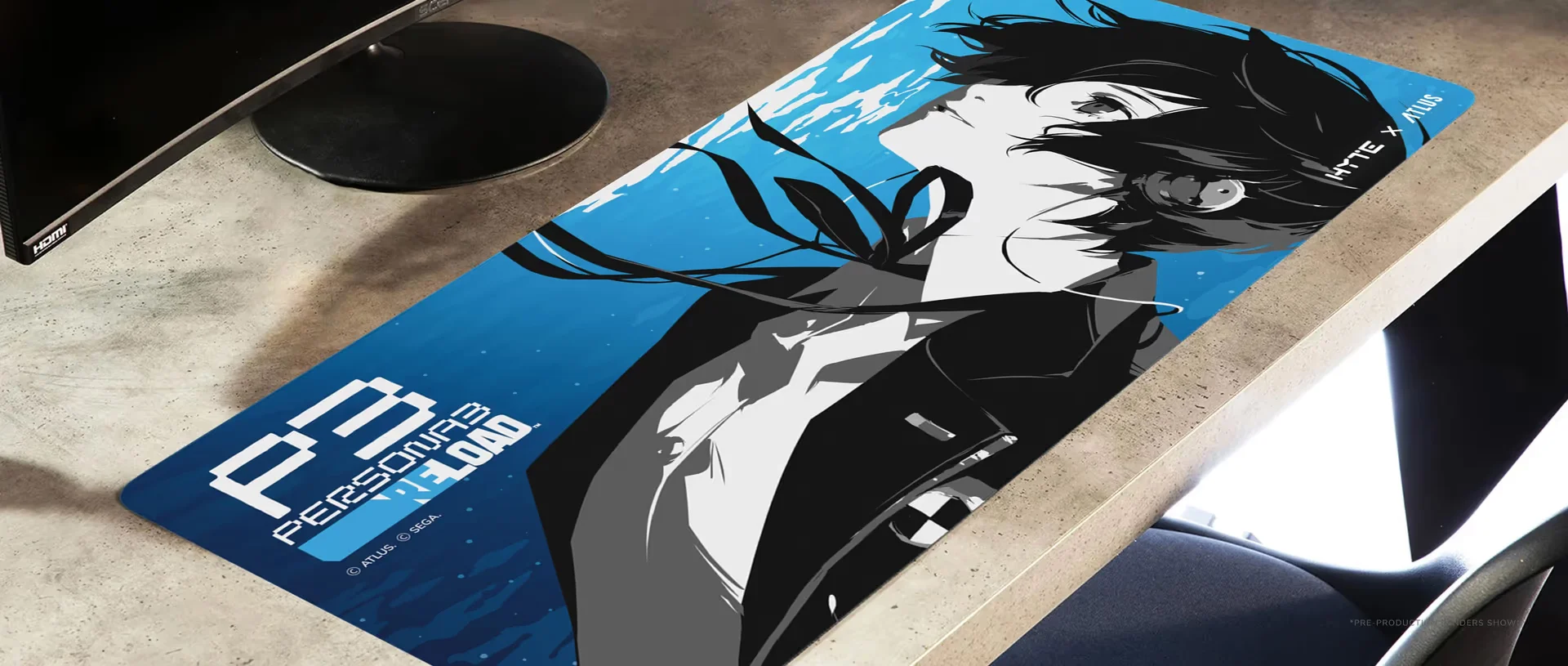 HYTE x ATLUS P3 Reload Protagonist 2 Silky Smooth Desk Pad