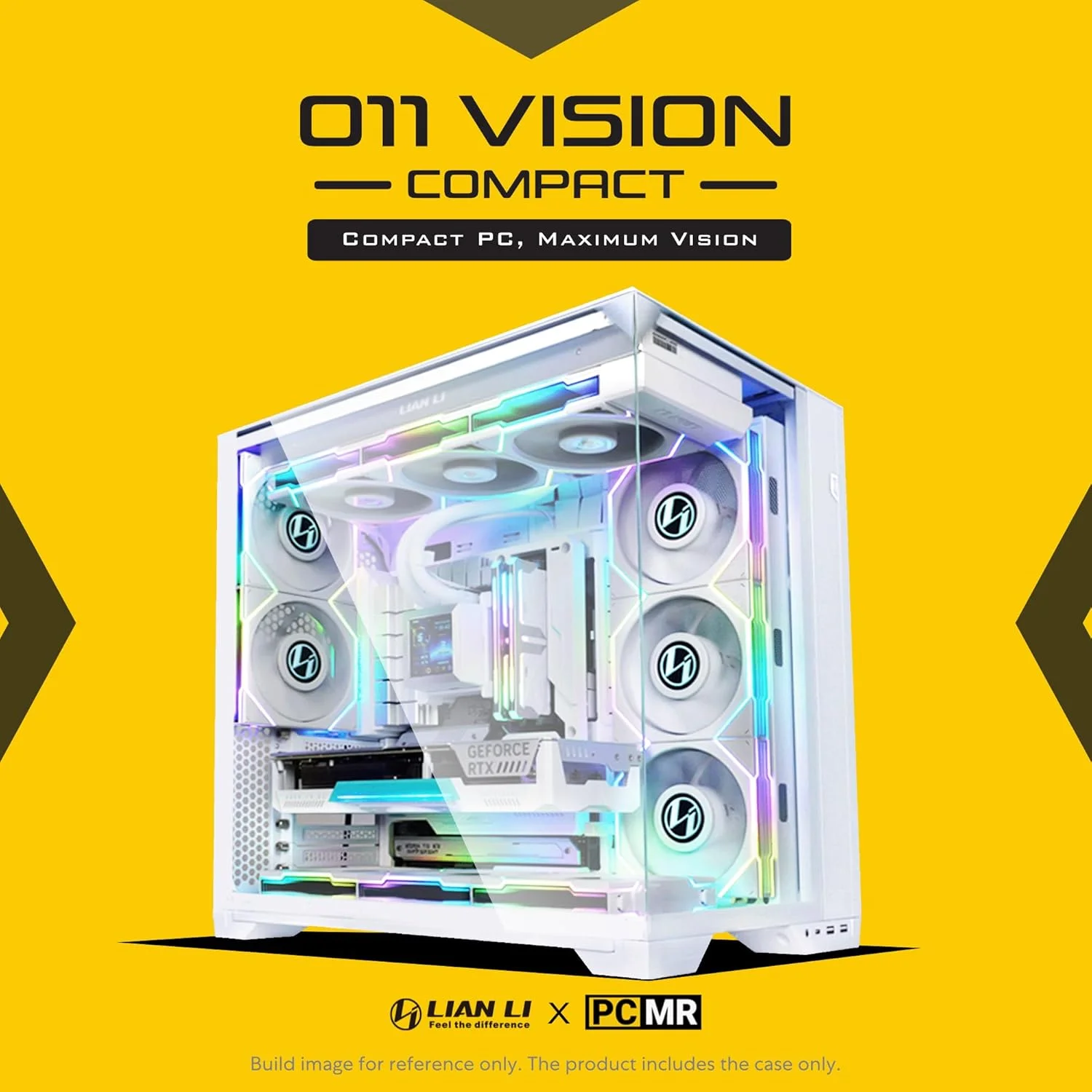 Lian-Li-O11-Vision-Compact-White-Steel-Tempered-Glass-ATX-Mid-Tower-Computer-Case