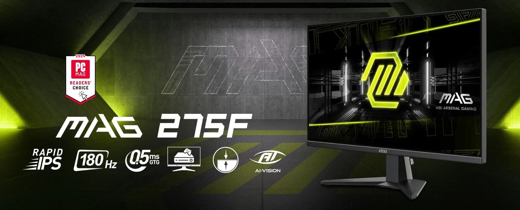 MSI G275F 27 eSport Full HD 180Hz 1ms Rapid IPS LCD Gaming Monitor