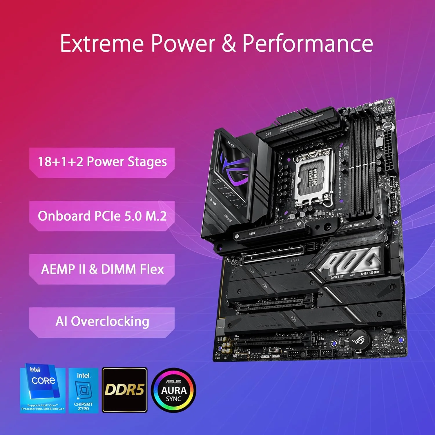 ASUS-ROG-Strix-Z790-E-Gaming-WiFi-II-LGA-1700-Intel-14th-13th-12th-Gen-ATX-Gaming-Motherboard