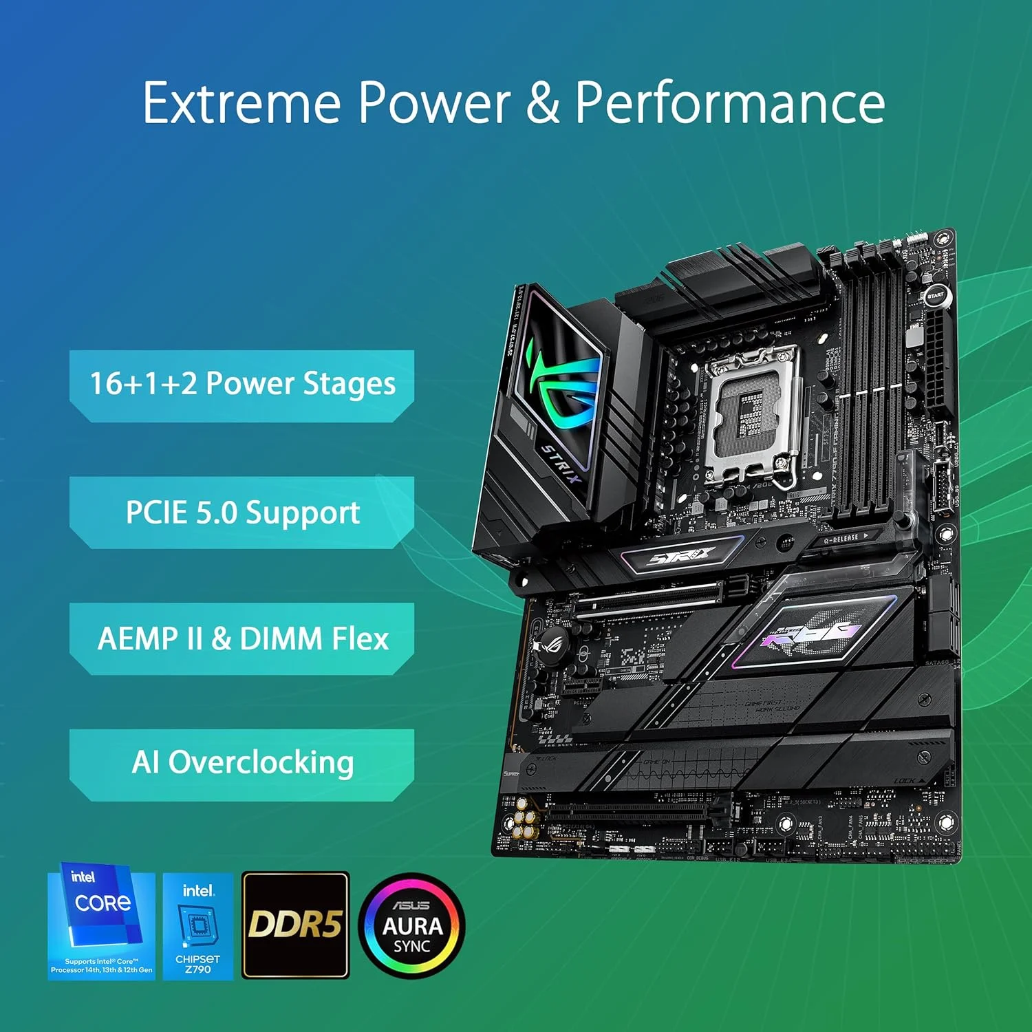 ASUS-ROG-Strix-Z790-F-Gaming-WiFi-II-LGA-1700-Intel-14th-13th-12th-Gen-ATX-Gaming-Motherboard-1-techarc.pk