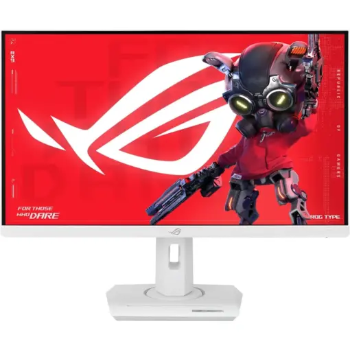 ASUS ROG Strix XG27UCG-W 27” 4K HDR USB-C Gaming Monitor, UHD (3840×2160) Dual Mode (4K 160Hz or FHD 320Hz), 1ms, Fast IPS, Extreme Low Motion Blur Sync, G-SYNC Compatible, AI Gaming