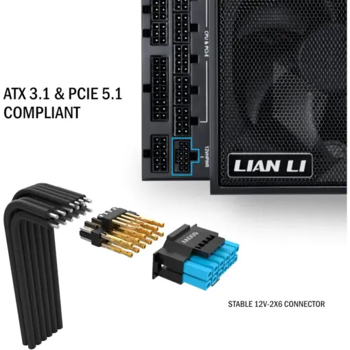 Lian Li Edge Series 850W Full Modular Power Supply-80 Plus Platinum