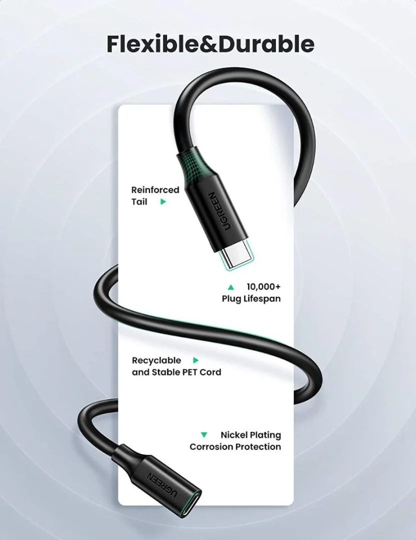 Ugreen Usb C Male To Female Gen Extension Cable