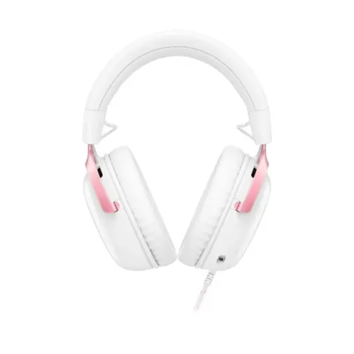 HyperX Cloud III – Wired Gaming Headset – White/Pink - Open Box - Image 3