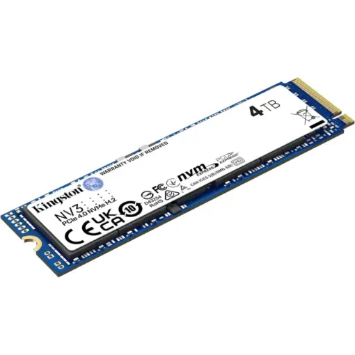 Kingston NV3 SNV3S/4000G 4TB M.2 2280 NVMe SSD, PCIe 4.0 Gen 4x4, Up to 6000 MB/s - Image 2