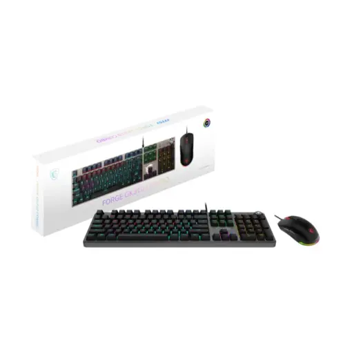 MSI Forge GK310 Combo, Gaming RGB Mechanical Keyboard & Forge Mouse Set, Anti-Ghosting, 7200 DPI Optical Sensor - Red Switches - Image 5