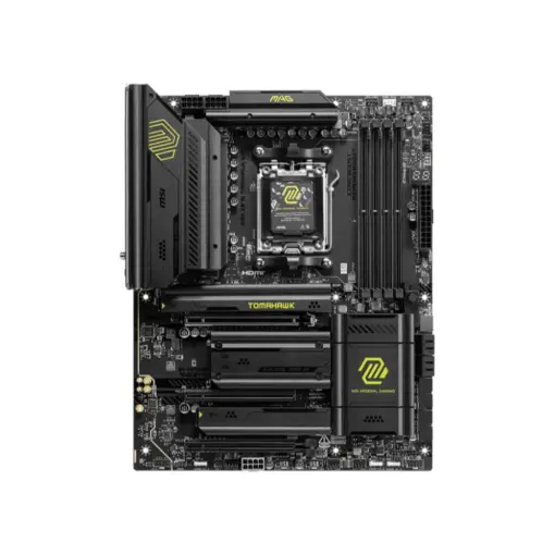 MSI MAG X870 Tomahawk WiFi DDR5 AM5 Gaming Motherboard (AMD Ryzen 9000/8000/7000 Series Processors, PCIe 5.0, M.2 Gen5, SATA 6Gb/s, USB 40Gbps, HDMI/DP, Wi-Fi 7, Bluetooth 5.4, 5Gbps LAN, ATX) - Image 2