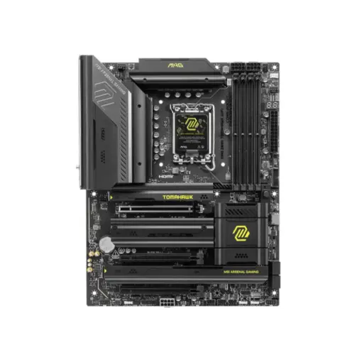 MSI MAG Z890 Tomahawk WiFi DDR5 LGA 1851 Gaming Motherboard (Supports Core Ultra Series 2 Intel Processors, PCIe 5.0, M.2, SATA, 5Gbps LAN, USB Type-C, Wi-Fi 7, Bluetooth 5.4, Thunderbolt 4, ATX) - Image 2