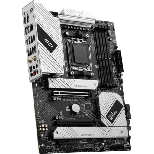 MSI PRO B650-A WiFi AM5 DDR5 Motherboard (AMD Ryzen 9000/8000/7000 Series Processors, ATX, PCIe 4.0, M.2, SATA 6Gb/s, USB 3.2 Gen 2, HDMI/DP, Wi-Fi 6E) - Image 5