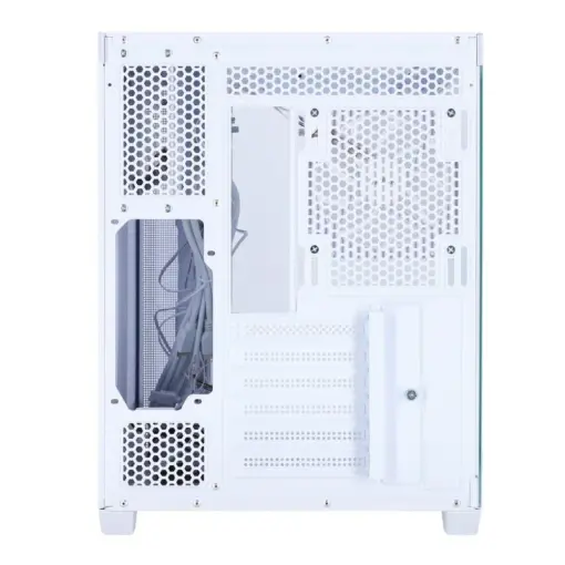 SAMA Neview A721 Tempered Glass ATX Airflow Mid Tower Gaming Computer Case, Back-plug Motherboard PC Case, 3 ×120mm ARGB Fans Pre-Installed - White - Image 7