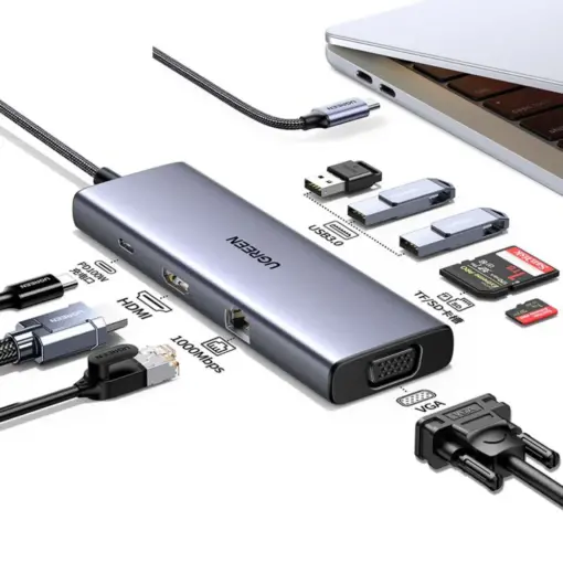 Ugreen 15600 9-in-1 USB-C Hub (100W PD 4K@30Hz HDMI)