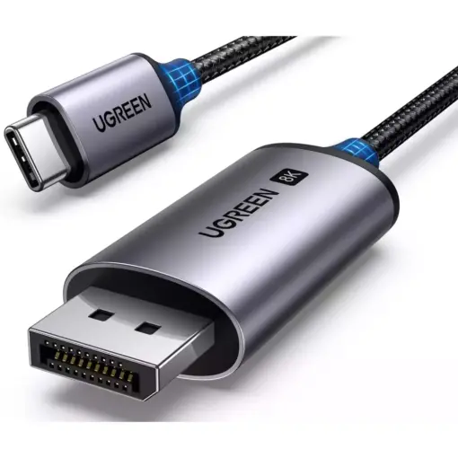 Ugreen 25158 USB C to DisplayPort 1.4 8K Cable - 2m