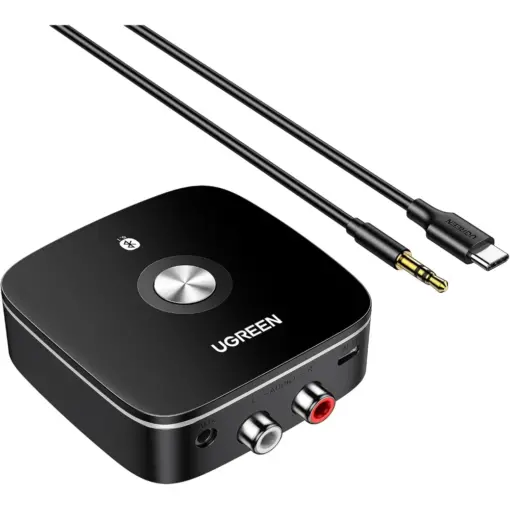 Ugreen Wireless Bluetooth 5.1 2RCA Receiver aptX LL 3.5mm Aux Jack Music for TV Car - Image 2