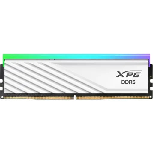 XPG Lancer Blade RGB DDR5 6000MHz CL30 32GB (2x16GB) PC5-48000 RAM 288-Pins UDIMM Desktop Memory Kit White Heatsink - Image 2