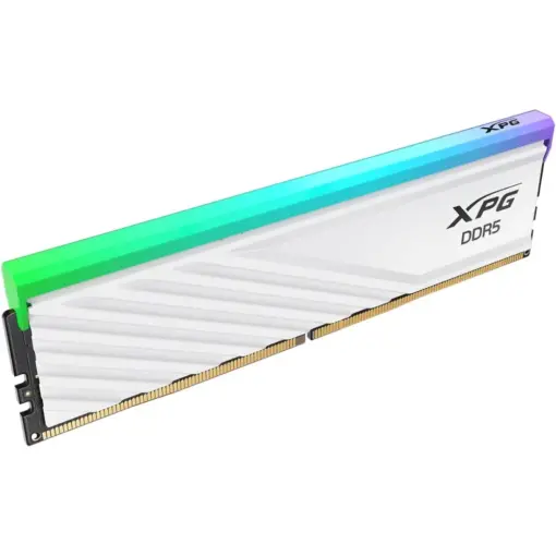 XPG Lancer Blade RGB DDR5 6000MHz CL30 32GB (2x16GB) PC5-48000 RAM 288-Pins UDIMM Desktop Memory Kit White Heatsink - Image 3