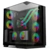 EASE EC125 Glass Case - Black - 5 Infinity ARGB Fans Preinstalled