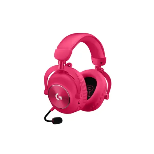 Logitech G PRO X 2 Lightspeed Wireless Gaming Headset, Detachable Boom Mic, 50mm Graphene Drivers, DTS:X Headphone 2.0, 7.1 Surround, Bluetooth/USB/3.5mm Aux, Compatible with PC, PS5, PS4, Nintendo Switch - Pink - Image 3