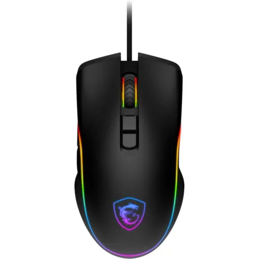 MSI Forge GM300 Lightweight RGB Gaming Mouse, Adjustable up to 7200 DPI