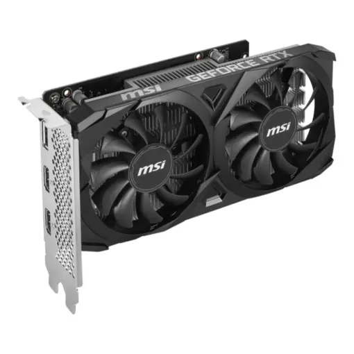 MSI Gaming GeForce RTX 3050 VENTUS 2X E 6G OC Graphics Card, GDDR6, 96-Bit, 1492 MHz, 14Gbps, HDMI/DP, Ampere Architecture - Image 4