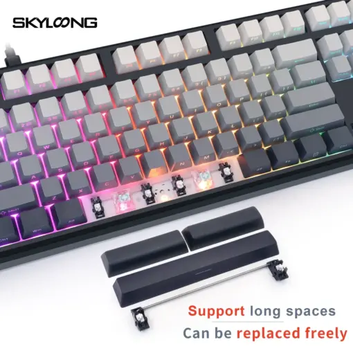 SKYLOONG GK104Pro Dual-Screen Tri-mode Wireless RGB Mechanical Keyboard - Twilight