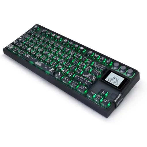 SKYLOONG GK87 Pro Wireless Mechanical Keyboard with TFT Screen - Crazy Scientist