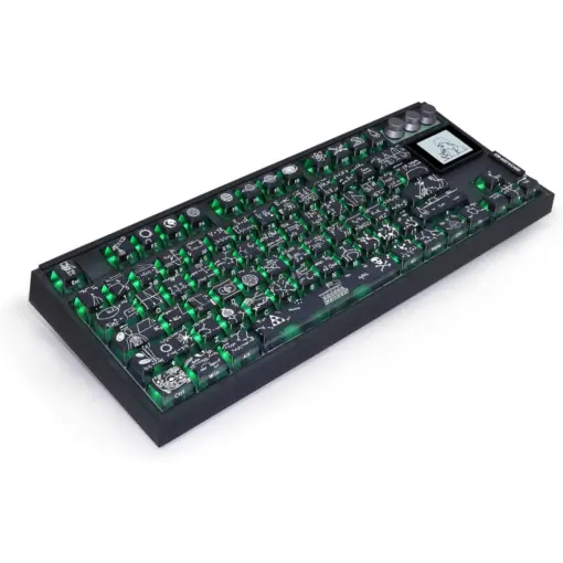 SKYLOONG GK87 Pro Wireless Mechanical Keyboard with TFT Screen - Crazy Scientist