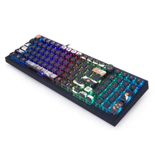 SKYLOONG GK980 Optical Wired RGB Mechanical Keyboard - Dark Tale