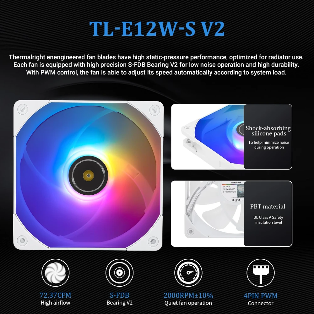 Thermalright Core Vision 360 ARGB 360mm AIO Liquid CPU Cooler, IPS LCD Screen