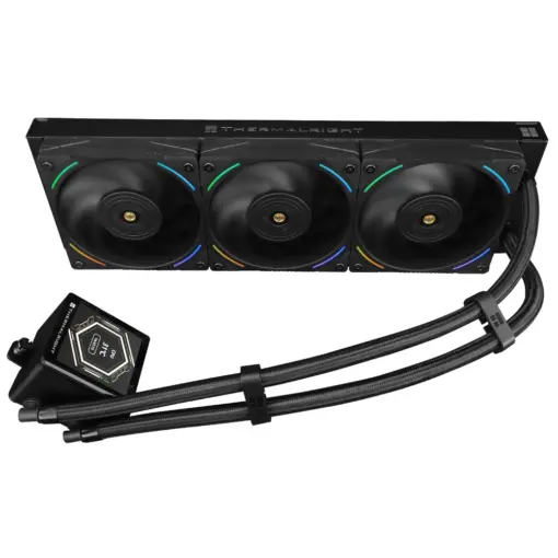 Thermalright Frozen Vision 360 ARGB 360mm AIO Liquid CPU Cooler, IPS LCD Screen - Black