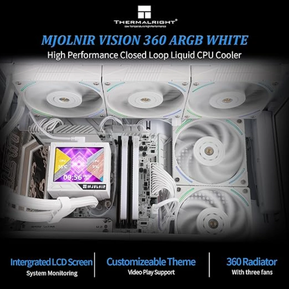 Thermalright Mjolnir Vision 360 ARGB 360mm AIO Liquid CPU Cooler