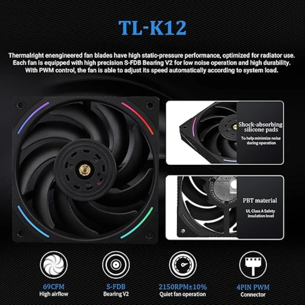 Thermalright Mjolnir Vision 360 ARGB 360mm AIO Liquid CPU Cooler